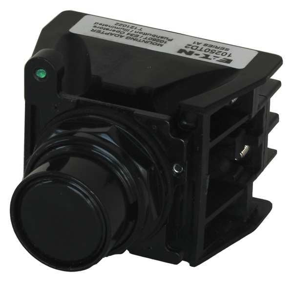 Hazardous Location Push Button with Contacts, 30 mm, 2 NC, 2 NO, Black