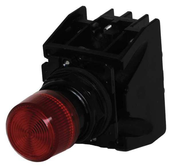 Illuminated Button w/Contacts, 24VAC/DC