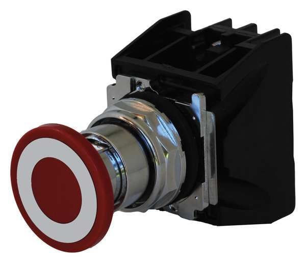 Non-Illuminated Push Button, 30 mm, 2NO/2NC, Red
