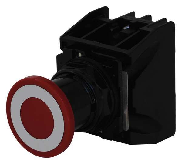 Non-Illuminated Push Button, 30 mm, 1NO/1NC, Red
