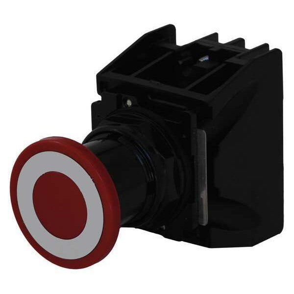Non-Illuminated Push Button, 30 mm, 2NO/2NC, Red