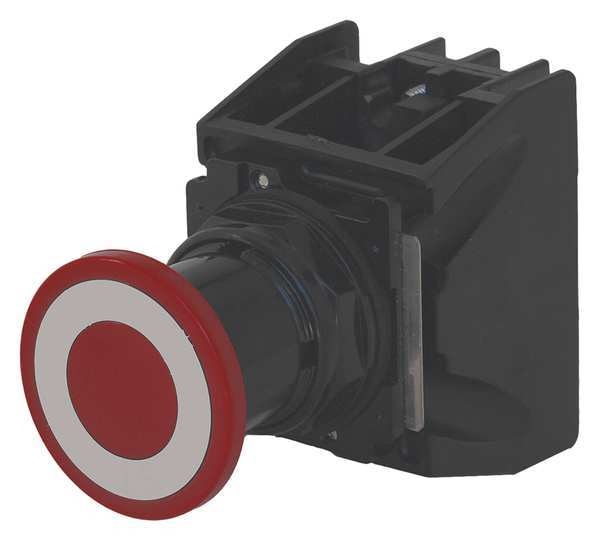 Illuminated Button w/Contacts, 24VAC/DC