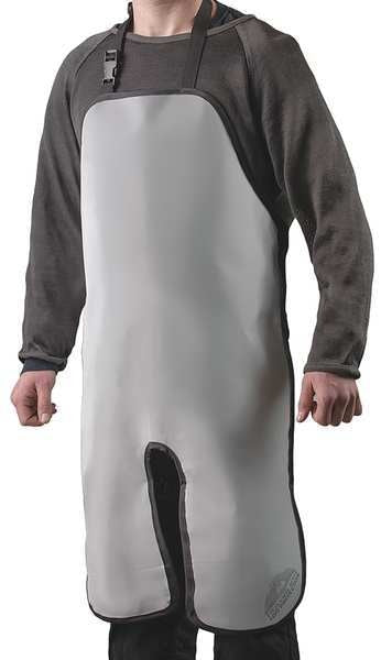 CP Apron, Wht, Polystr, 36 in. L x 24 in. W