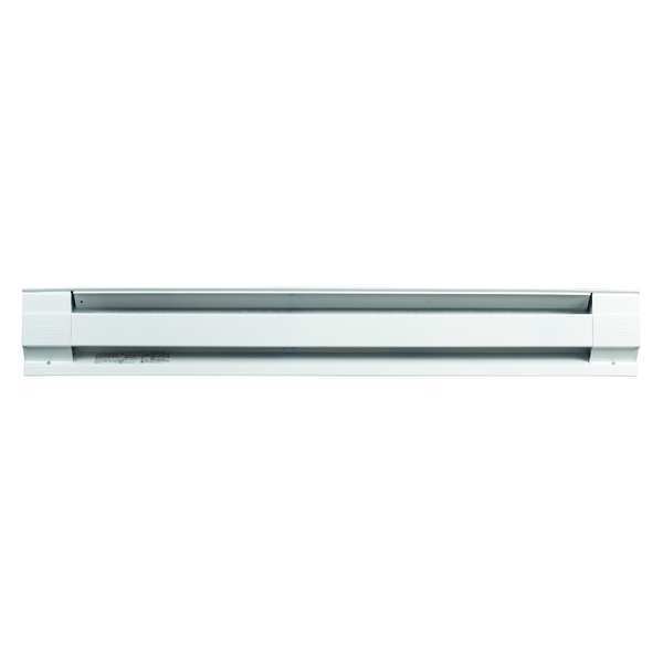 Electric Baseboard Heater, 30 in, 500W, 120V, White