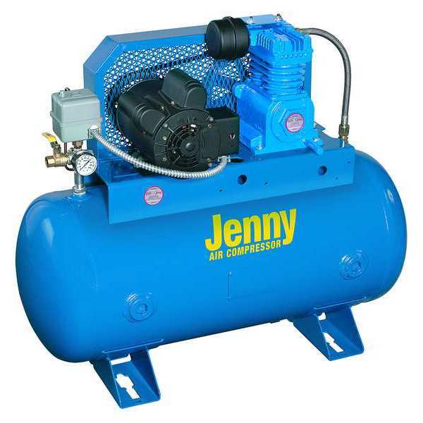 Fire Sprinkler Air Compressor, 1-1/2 HP
