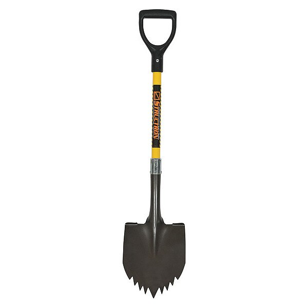 Round Point Shovel, 40 in. Handle, 14 ga.