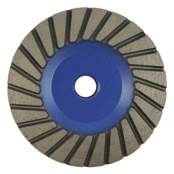 Segment Cup Wheel, 4 in.dia., Fine Grit