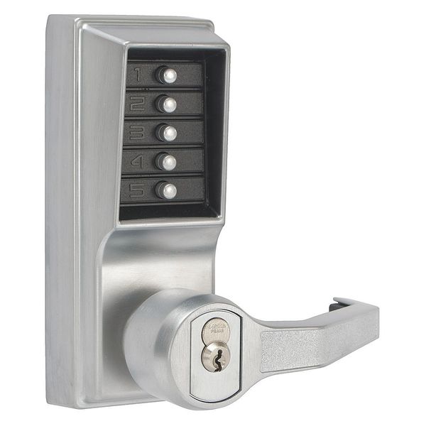 Push Button Lock, Entry, Key Override