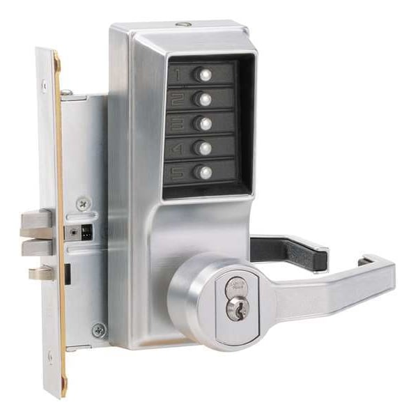 Push Button Lock, Entry, Key Override