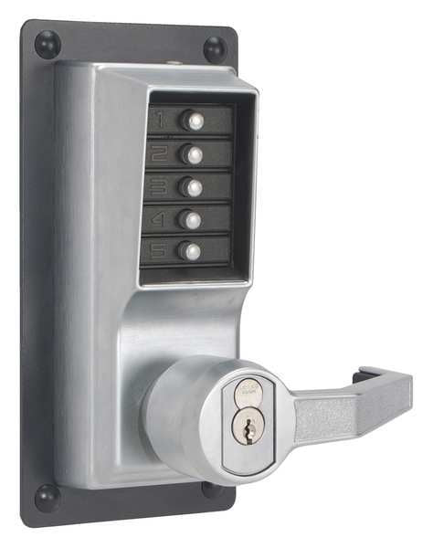 Push Button Exit Trim, Key Override, Right