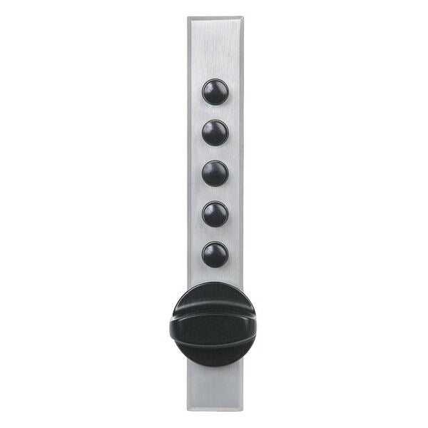 Mechanical Lock, Satin Chrome, 5 Button