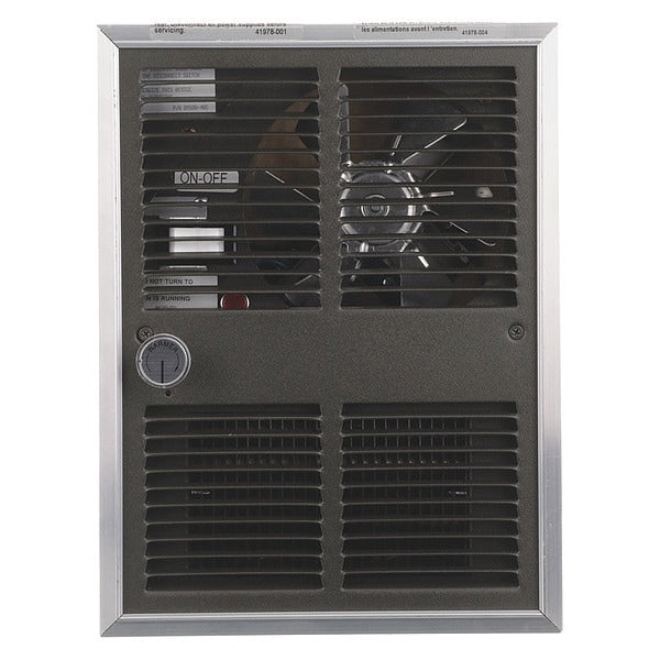 Recessed Electric Wall-Mount Heater, Recessed or Surface, 2250/500 W