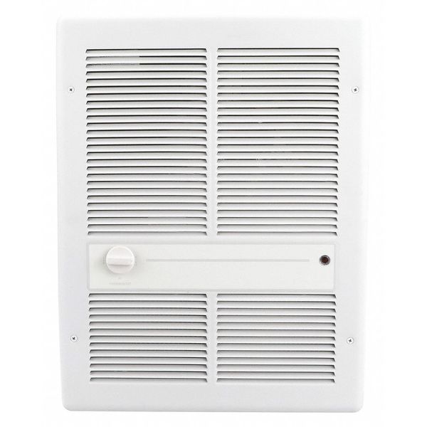 Recessed Electric Wall-Mount Heater, Recessed or Surface, 1500/750 W