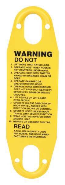 Warning Label Pushbutton