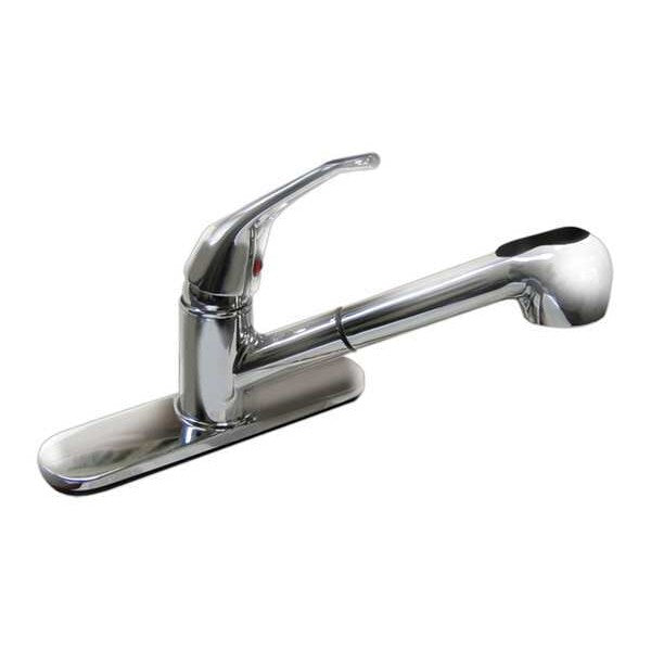 Manual, Single Hole Only Mount, 1 Hole Straight Kitchen Faucet