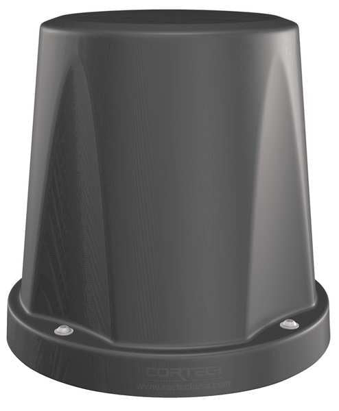 Floor Mounted Stool, Polyethylene Black
