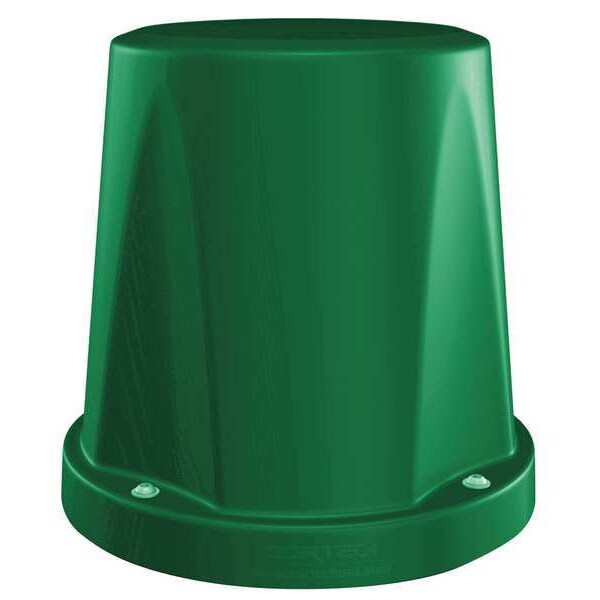 Floor Mounted Stool, Polyethylene Green