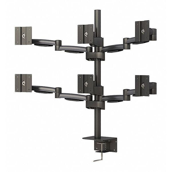 Display Arm Stand, Six-Monitor