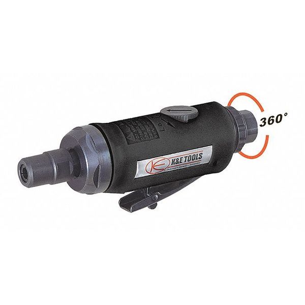 Angle Grinder, Heavy Duty, Die, Strght Head, 1/2HP, 1/4