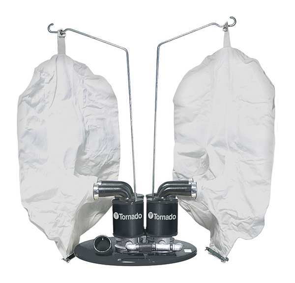 Pneumatic Drum-Top Vacuum Head, Standard 160 cfm