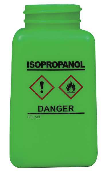 Graduated IPA Bottle, 6 oz., HDPE, Green