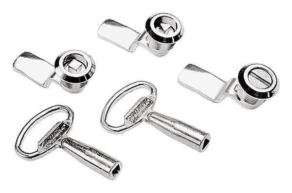 Latch Kit, Slotted, Zinc, One Door Type 12