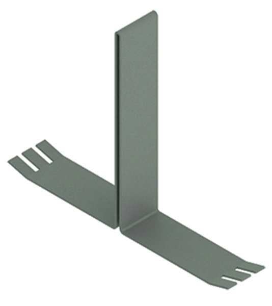 Barrier Bracket, Spring Steel, 6in.Hx6in.L