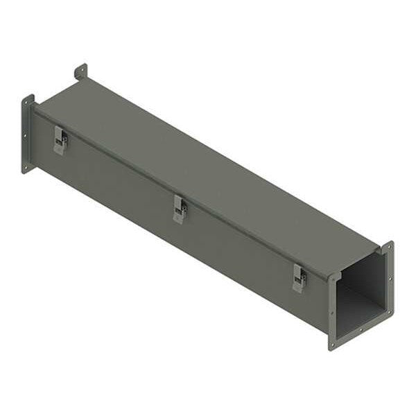 Lay-In Wireway, 3 ft., 6inWx6inH, Steel