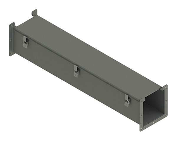 Lay-In Wireway, 3 ft., 8inWx8inH, Steel