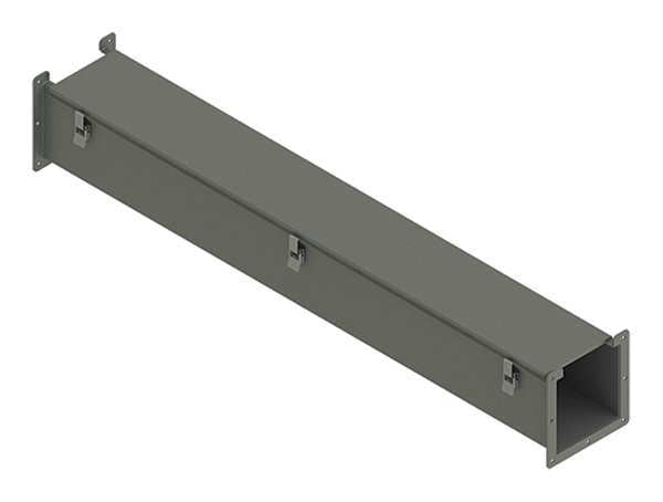Lay-In Wireway, 4 ft., 6inWx6inH, Steel