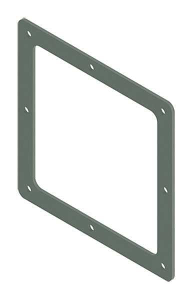 Box Connector, Ind, Steel, 6in. H x 6in. L