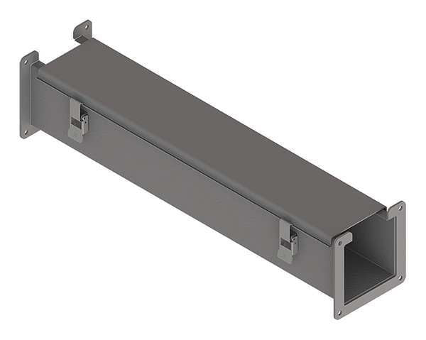 Lay-In Wireway, 2 ft., 2.50inWx2.50inH