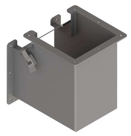 Elbow, 90 deg., Ind, Steel, 6in. H x 6in. L