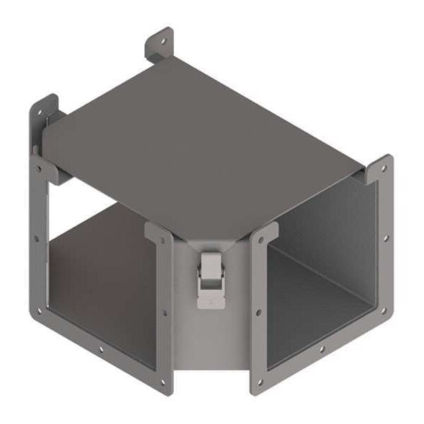 Tee Fitting, Ind, Steel, 6in. H x 6in. L