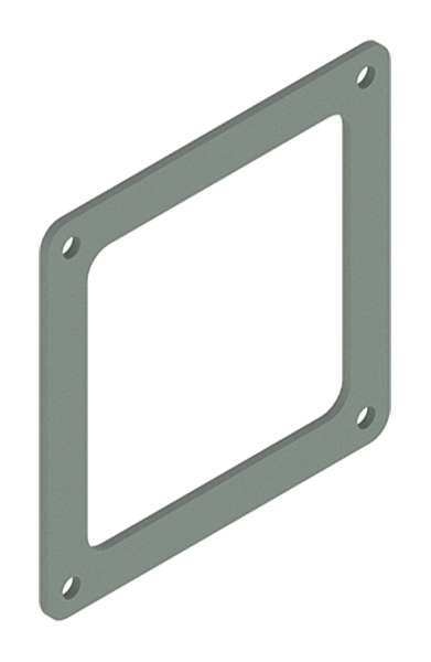 Box Connector, Ind, Steel, 4in. H x 4in. L