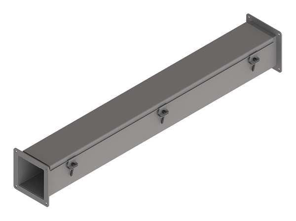 Feed-Through Wireway, 3 ft., 4inWx4inH