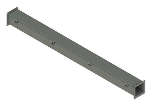 Feed-Through Wireway, 5 ft., 4inWx4inH