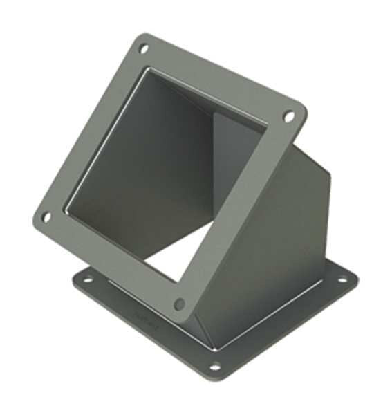 Elbow, 45 deg., Ind, Steel, 4in. H x 4in. L