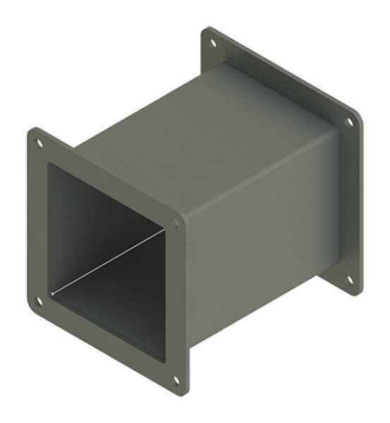 Nipple, Wireway, 4in. H x 4in. L