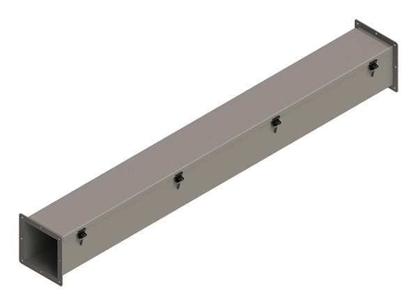 Feed-Through Wireway, 5 ft., 6inWx6inH