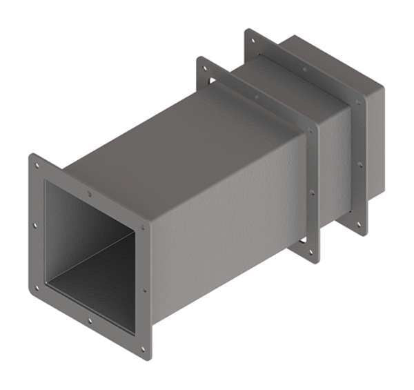 Telescope Fitting, Ind, Steel, 6in.Hx6in.L