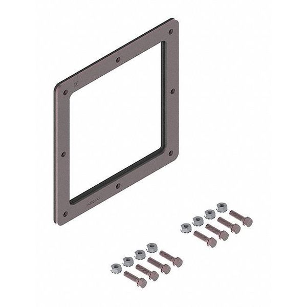 Box Connector, Ind, Steel, 6in. H x 6in. L