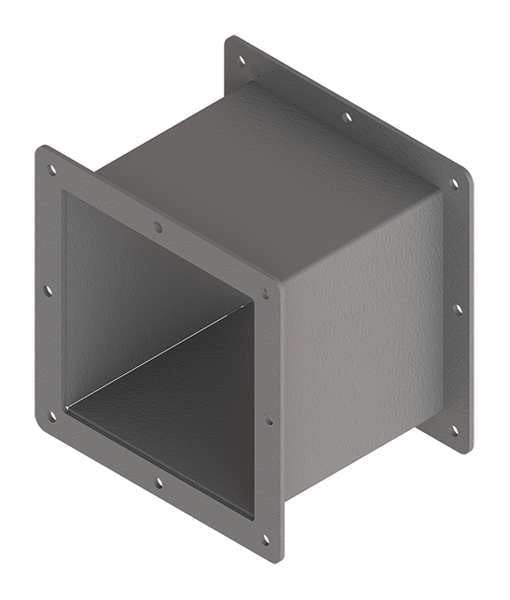 Nipple, Wireway, Steel, 6in. H x 6in. L
