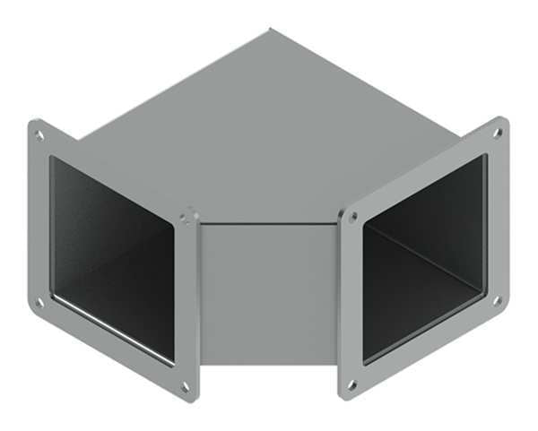 Elbow, 90 deg., Ind, SS, 4in. H x 4in. L