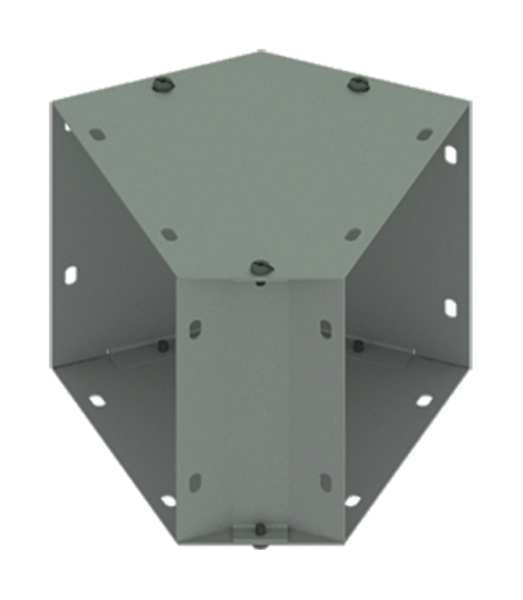 Elbow, 45deg., Comm, Steel, 6in.Hx6in.L