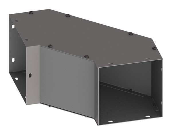 SweepElbow, 90deg., Comm, Steel, 6in.Hx6in.L