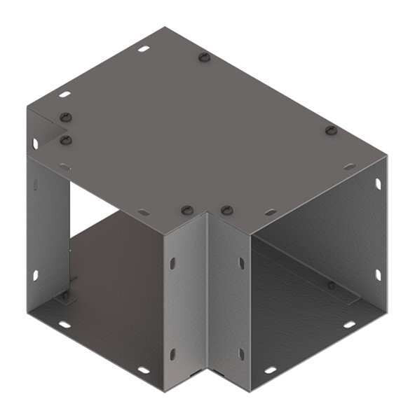 Tee Fitting, Comm, Steel, 6in. H x 6in. L
