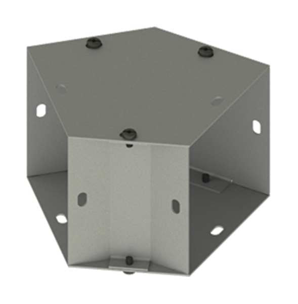 Elbow, 45deg., Comm, Steel, 4in.Hx4in.L