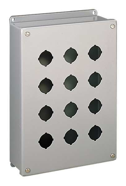 Pushbutton Enclosure10.00 in. H, 4 Holes