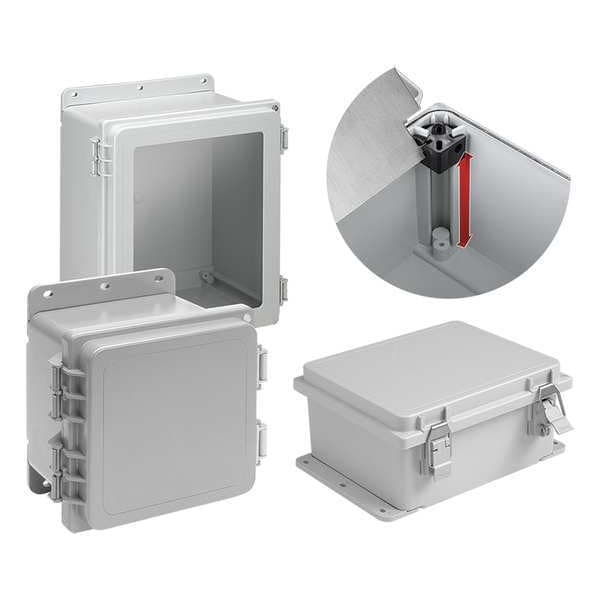 NEMA 4, 4X, 12, 13 10.12 in H x 8.12 in W x 4.38 in D Wall Mount